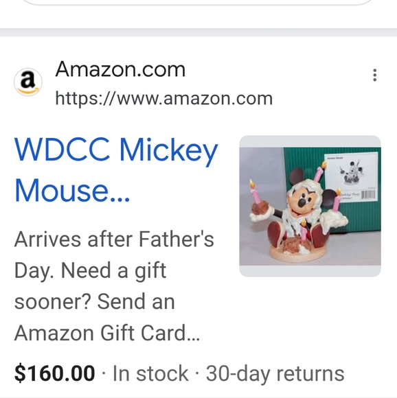 Walt Disney Classic Collection Mickey's Birthday Party Figurine. New‎ In Box - Picture 11 of 12